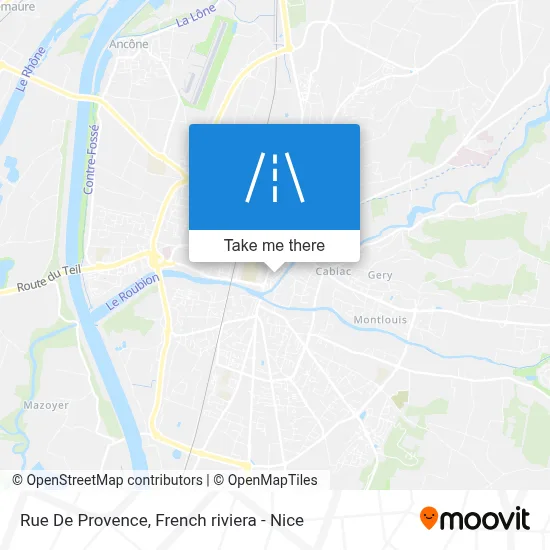 Rue De Provence map
