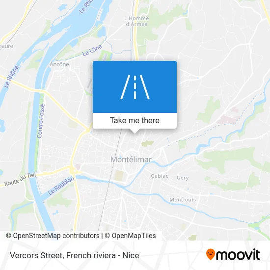 Rue Du Vercors map