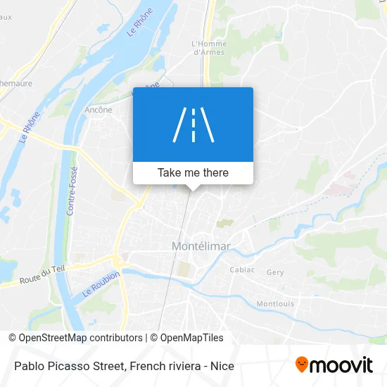 Mapa Rue Pablo Picasso