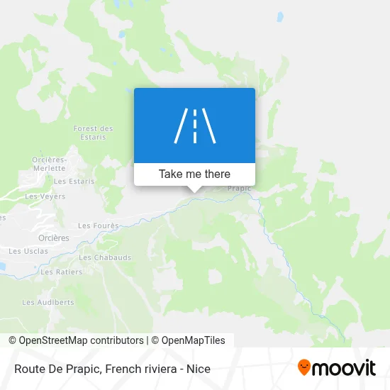 Route De Prapic map