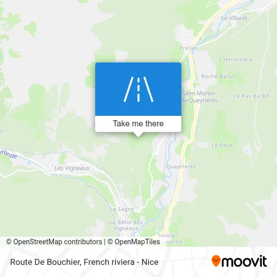 Route De Bouchier map