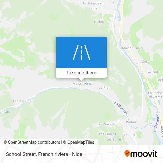 Rue De L'École map