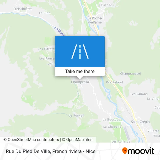 Rue Du Pied De Ville map
