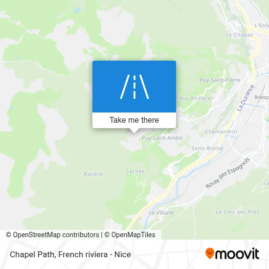 Chemin De La Chapelle map
