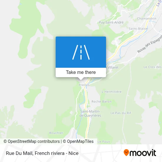 Mapa Rue Du Mail