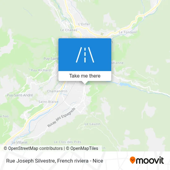 Rue Joseph Silvestre map