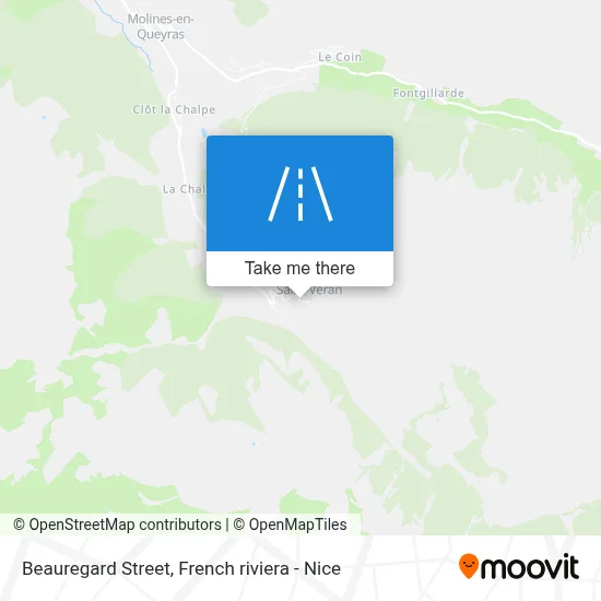 Rue De Beauregard map