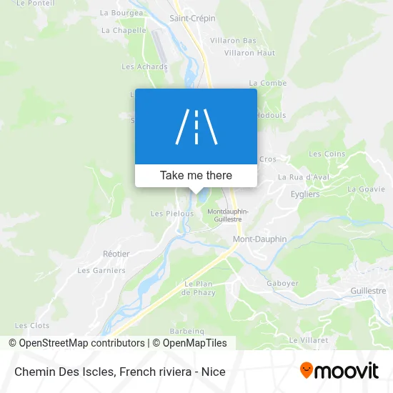 Chemin Des Iscles map