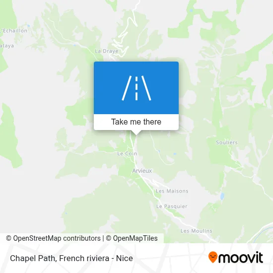 Chemin De La Chapelle map