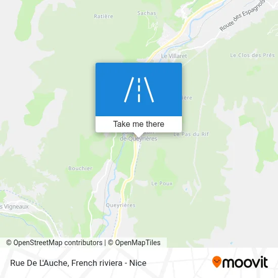 Rue De L'Auche map