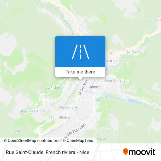 Rue Saint-Claude map