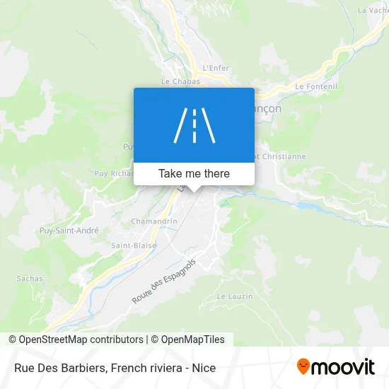Rue Des Barbiers map