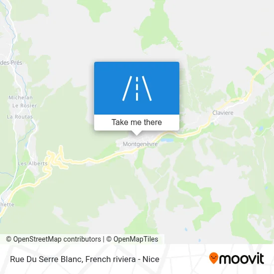 Rue Du Serre Blanc map