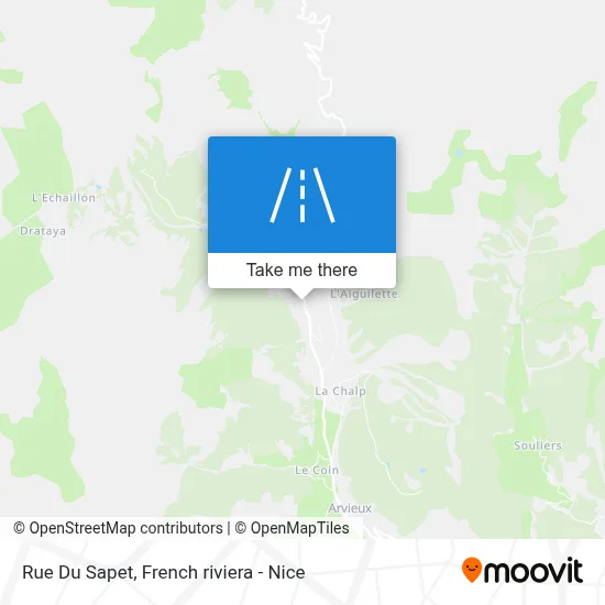Mapa Rue Du Sapet