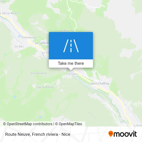 Route Neuve map