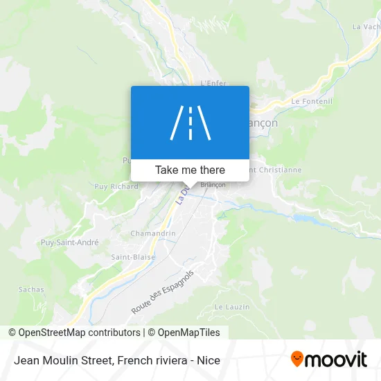 Rue Jean Moulin map