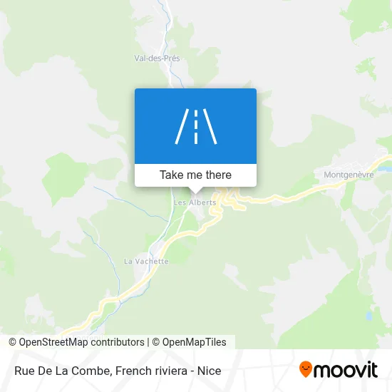 Rue De La Combe map