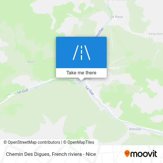 Chemin Des Digues map