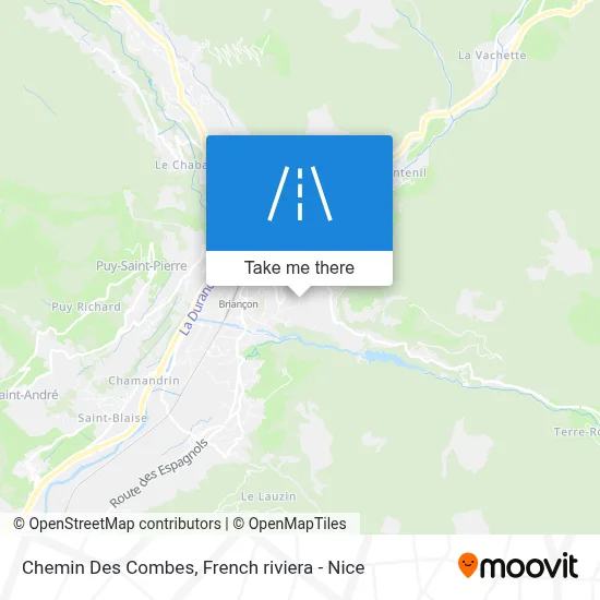 Chemin Des Combes map