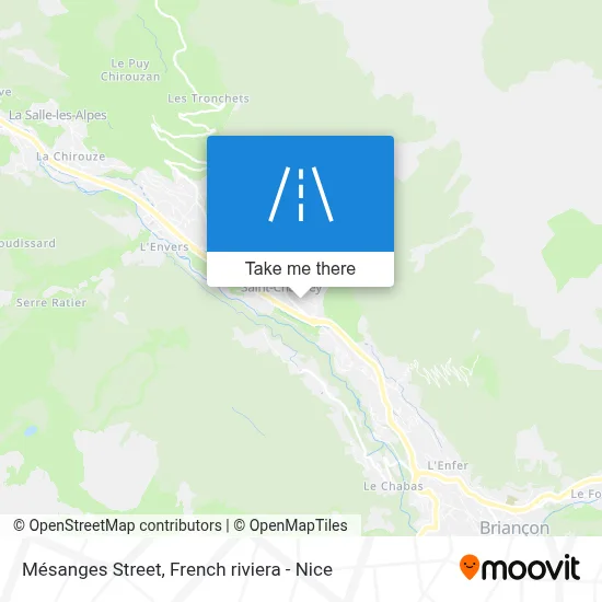 Rue Des Mésanges map