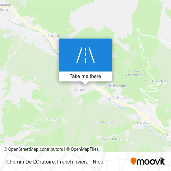 Chemin De L'Oratoire map