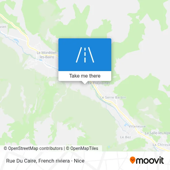 Mapa Rue Du Caire