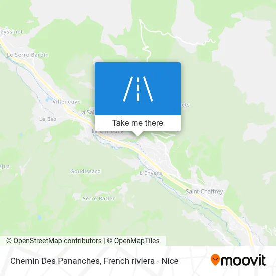 Chemin Des Pananches map