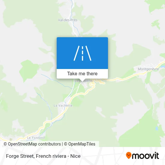 Mapa Rue De La Forge