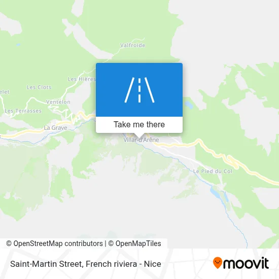 Rue Saint-Martin map