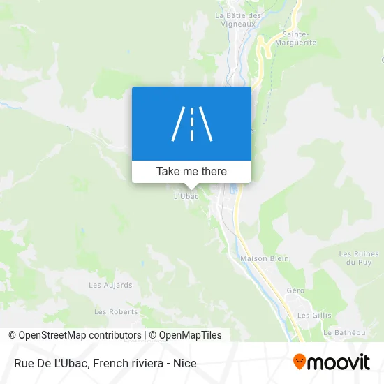 Rue De L'Ubac map