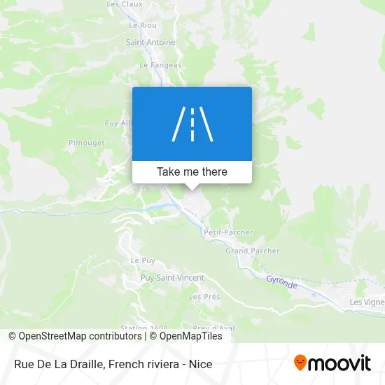 Rue De La Draille map