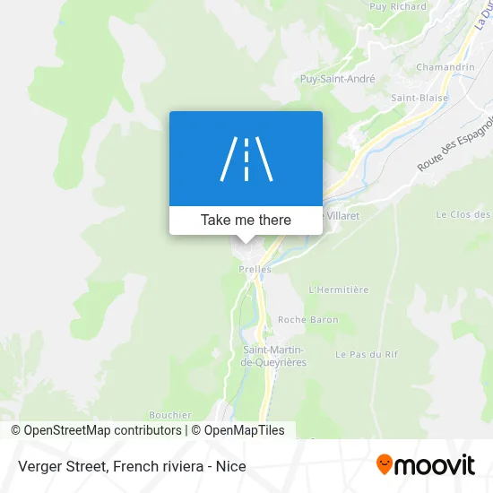 Mapa Rue Du Verger