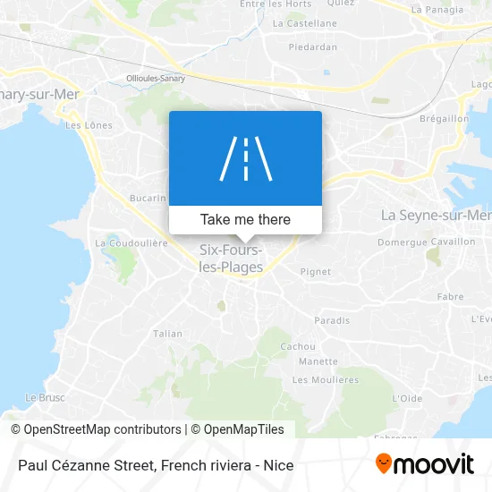 Rue Paul Cézanne map