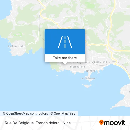 Rue De Belgique map