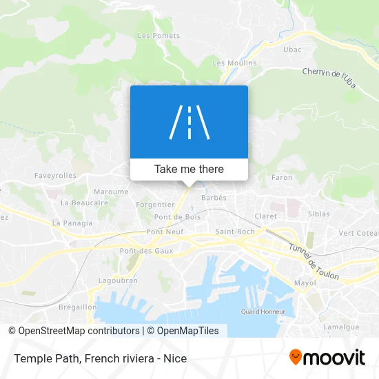 Chemin Du Temple map