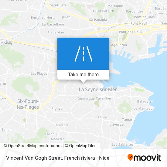 Rue Vincent Van Gogh map
