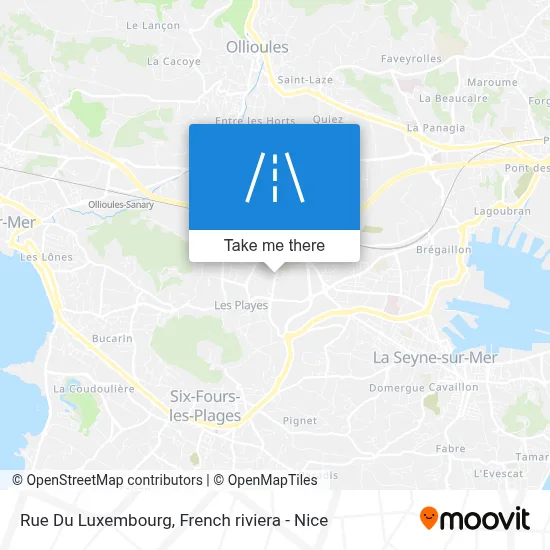 Rue Du Luxembourg map