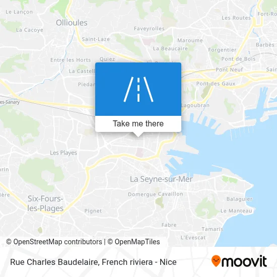 Rue Charles Baudelaire map