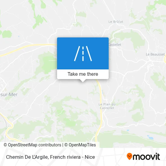 Chemin De L'Argile map