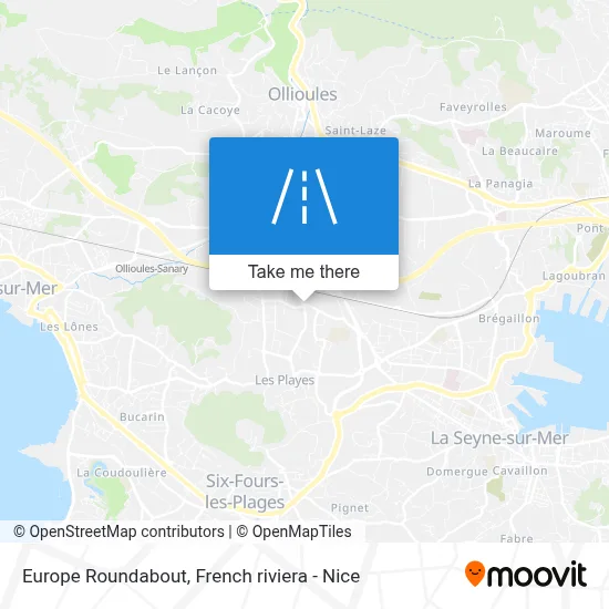 Rond-Point De L'Europe map