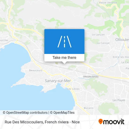Rue Des Micocouliers map
