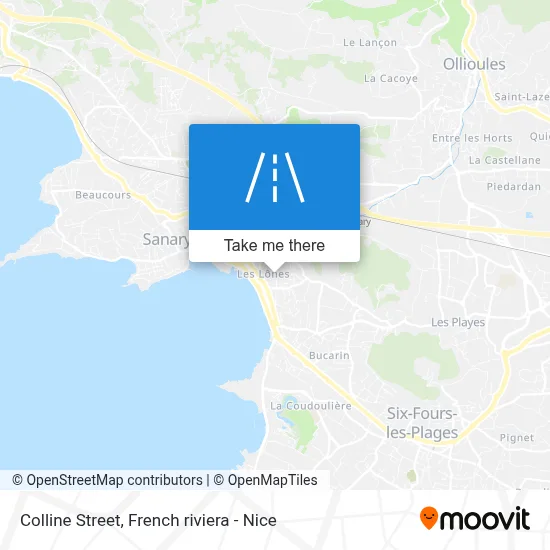 Rue De La Colline map