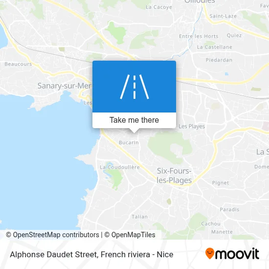 Rue Alphonse Daudet map
