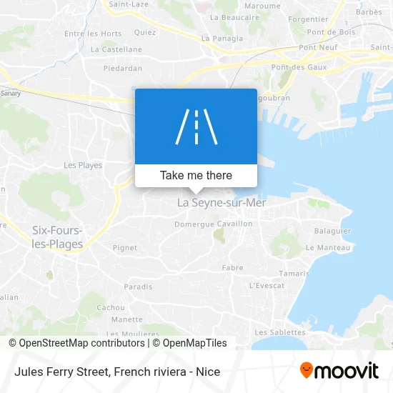 Mapa Rue Jules Ferry