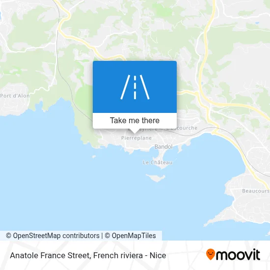 Rue Anatole France map