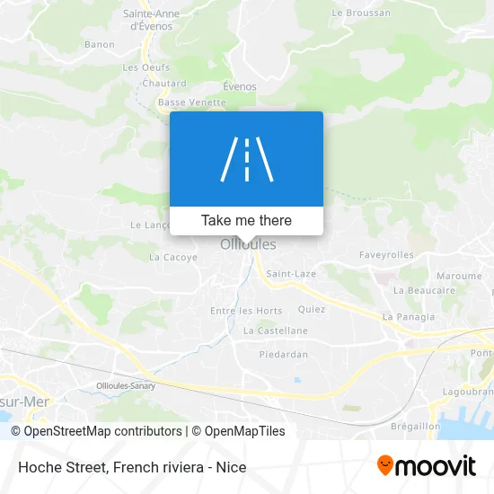 Rue Hoche map