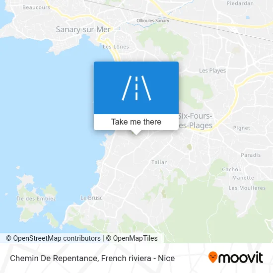 Chemin De Repentance map