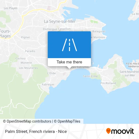 Rue Des Palmiers map
