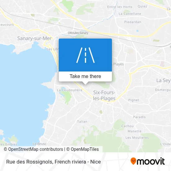 Rue Des Rossignols map