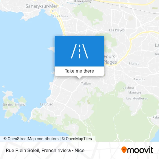 Mapa Rue Plein Soleil